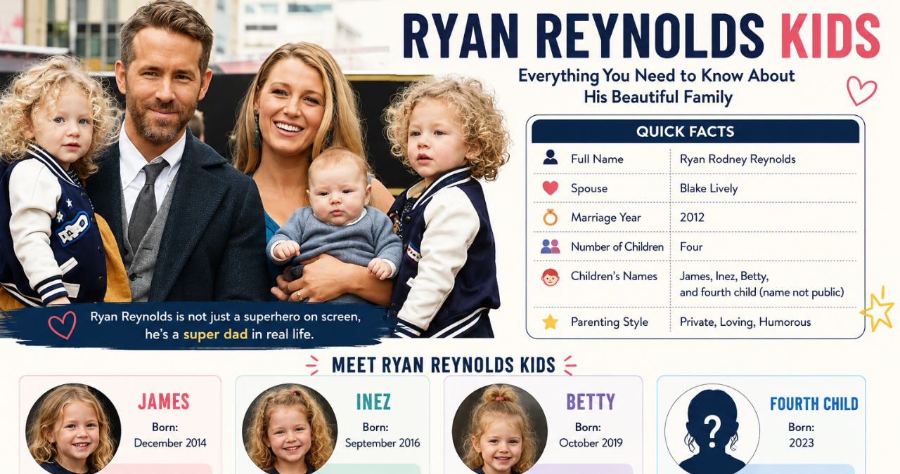Ryan Reynolds Kids