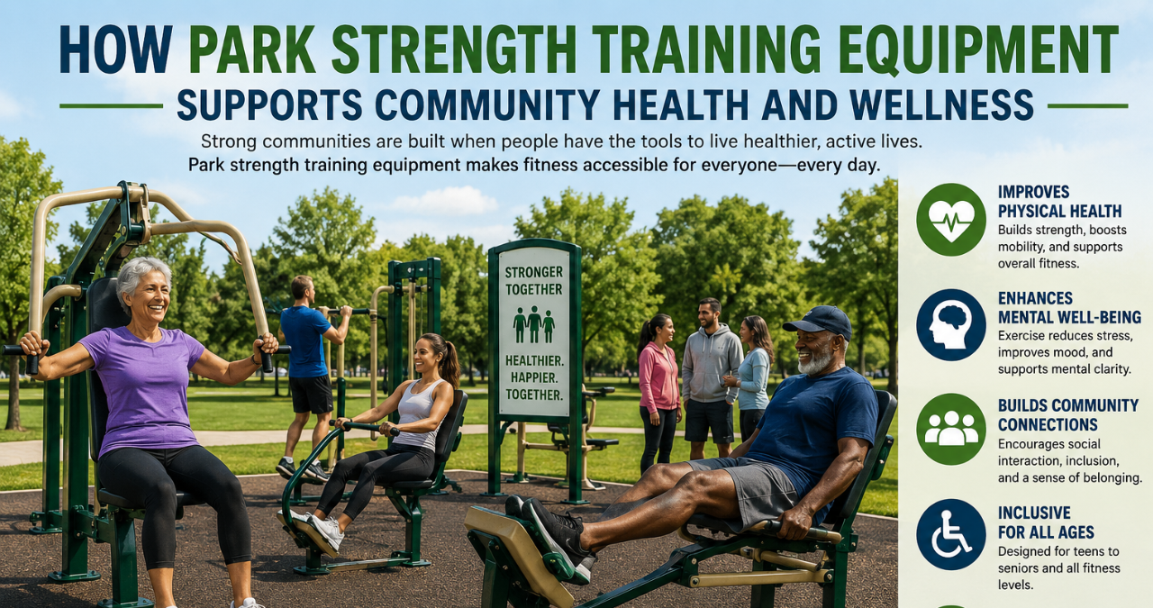 How Park Strength Training Equipment Supports Community Health and Wellness