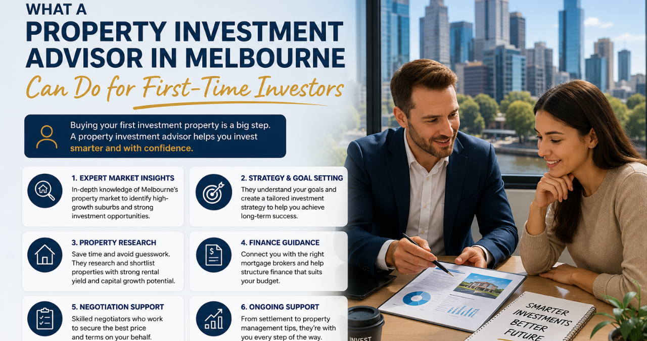 What a Property Investment Advisor in Melbourne Can Do for First-Time Investors