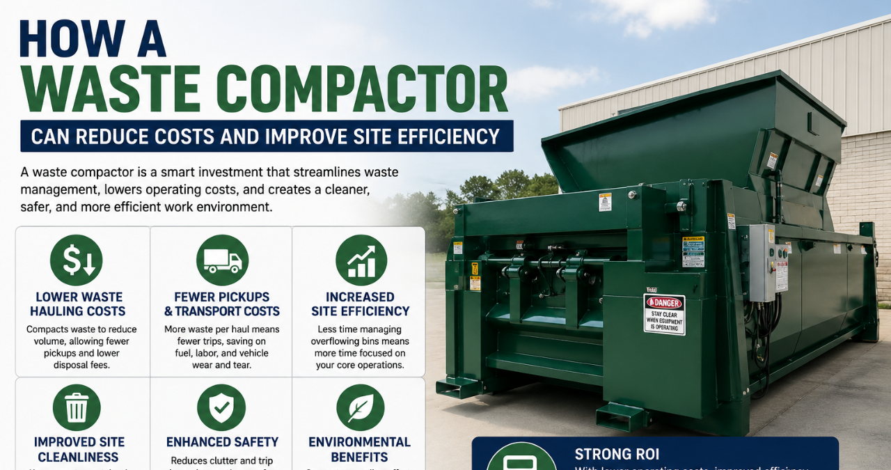 How a Waste Compactor Can Reduce Costs and Improve Site Efficiency