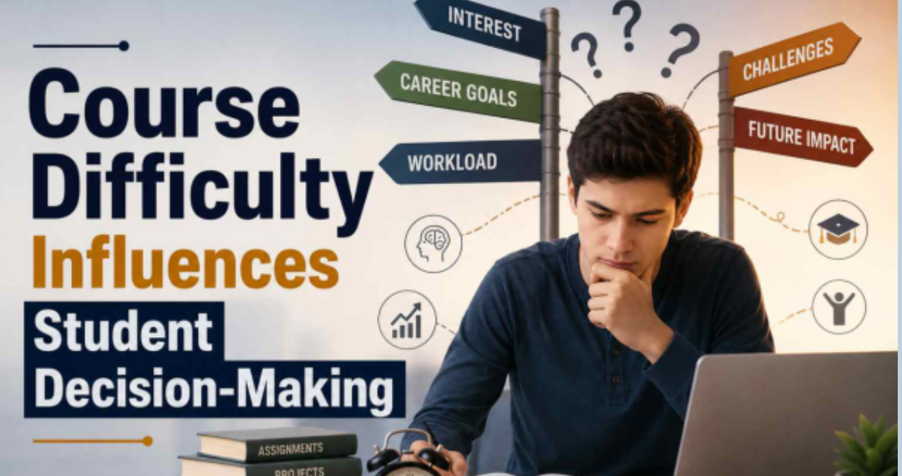 How Course Difficulty Influences Student Decision-Making