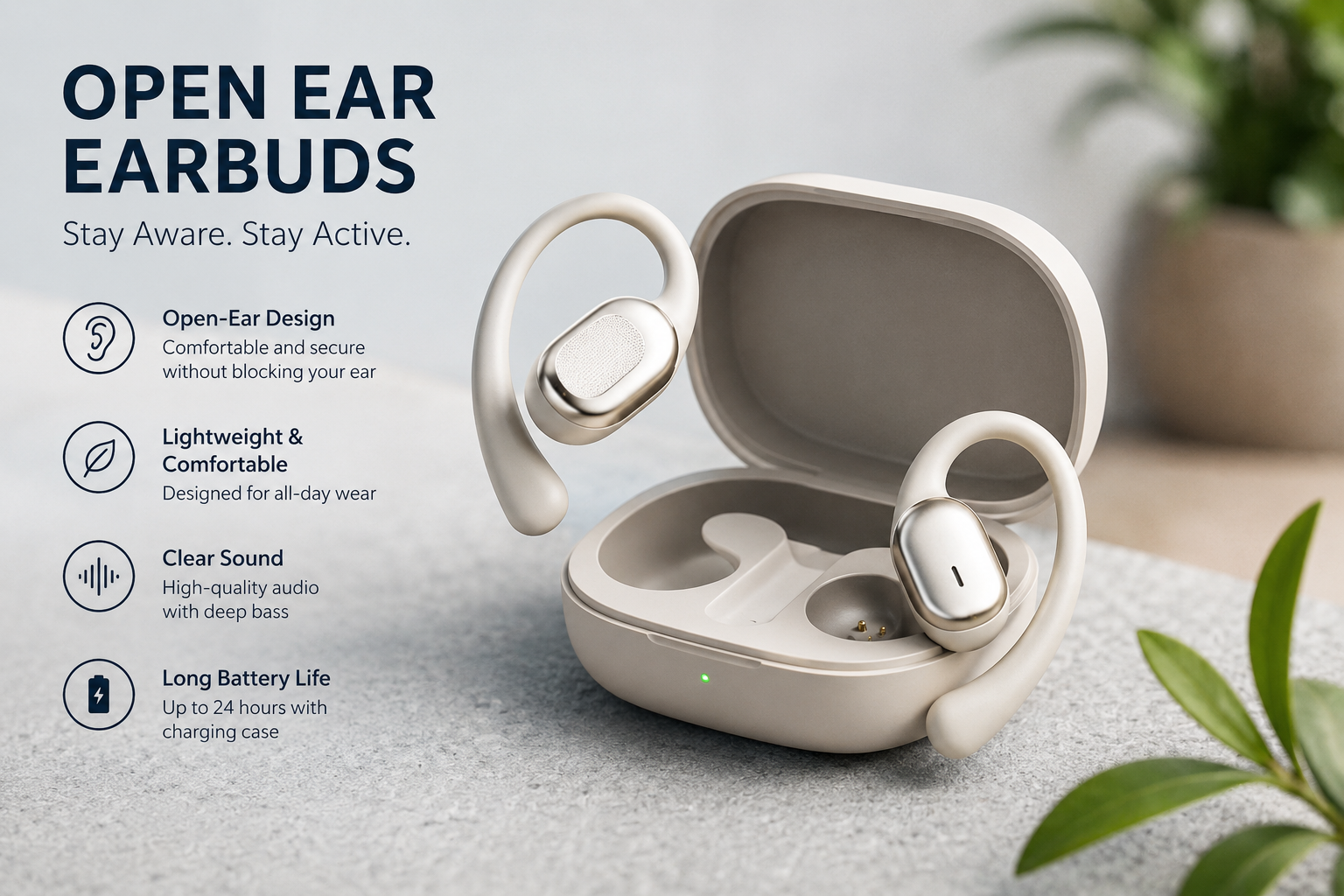 open ear earbuds
